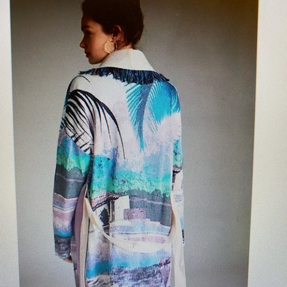 NWT* Anthropologie Moira Fringed Sweater - Picture 3 of 4